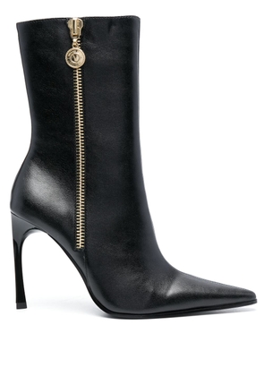 Versace Jeans Couture 100mm pointed-toe boots - Black