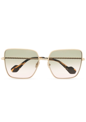 Lanvin square-frame gradient sunglasses - Gold