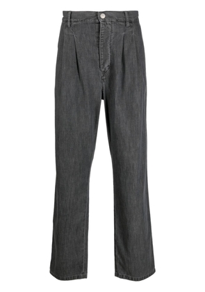 MARANT pleated straight-leg trousers - Grey