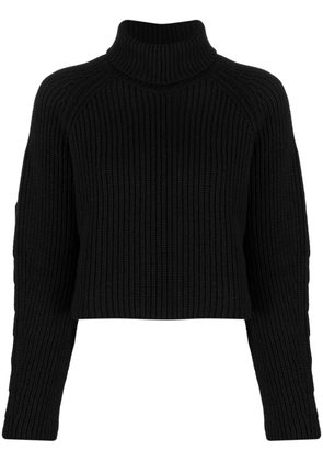 Société Anonyme ribbed-knit roll-neck jumper - Black