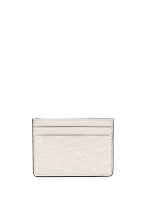 Lauren Ralph Lauren embossed-logo leather wallet - Neutrals