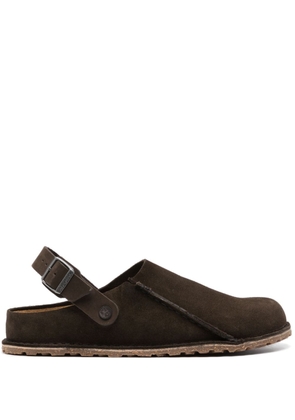 Birkenstock Lutry Premium suede slippers - Brown