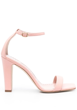 Manolo Blahnik Ressata 100mm leather sandals - Pink
