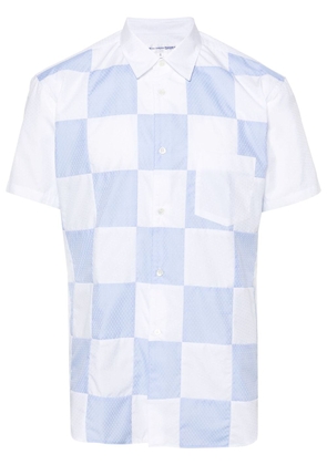 Comme Des Garçons Shirt patchwork cotton shirt - White