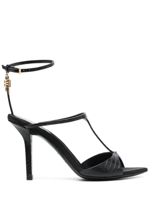 Givenchy padlock-detailed 110mm sandals - Black