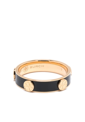 Tory Burch Miller Double T-plaque ring - Black