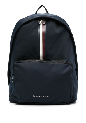Tommy Hilfiger Skyline-stripe padded backpack - Blue