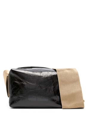Uma Wang structured cross-body leather bag - Black