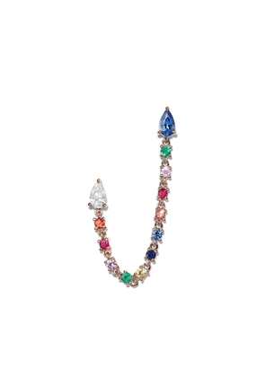 Anita Ko 18kt rose gold diamond single earring - Pink