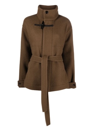 LEMAIRE virgin-wool duffle jacket - Brown