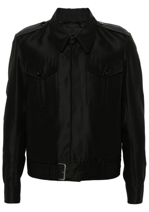 TOM FORD button-up military jacket - Black