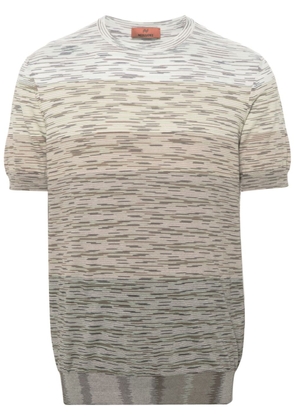 Missoni striped cotton knitted T-shirt - Neutrals