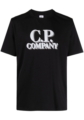 C.P. Company logo-print cotton T-shirt - Black