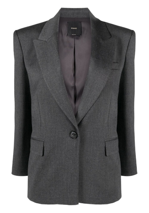PINKO single-breasted long-sleeve blazer - Grey