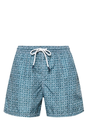 Fedeli floral-print swim shorts - Green