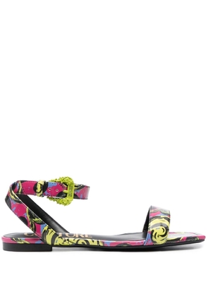 Versace Jeans Couture Millie Pop Couture -print sandals - Pink