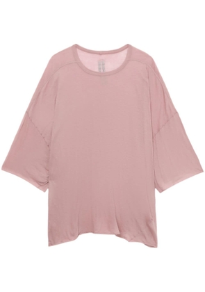 Rick Owens round-neck cotton T-shirt - Pink