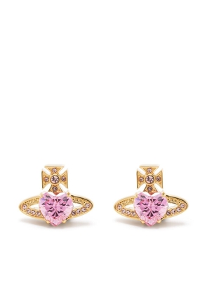 Vivienne Westwood Orb-motif crystal earrings - Gold