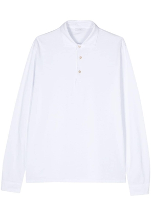 Boglioli cotton jersey polo shirt - White