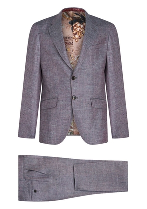 ETRO tailored single-breasted suit - Blue