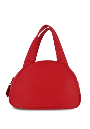 Saint Laurent Pre-Owned 1990-2000 embossed logo zipped handbag - Red