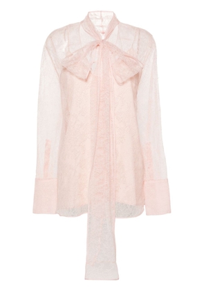Givenchy sheer lace blouse - Pink