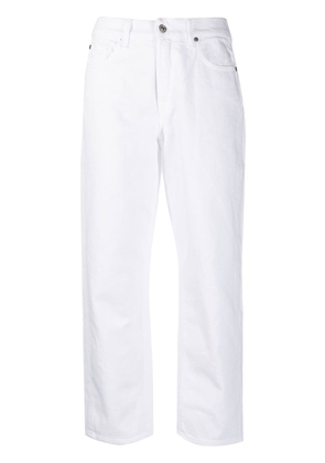 7 For All Mankind cropped straigh-leg trousers - White