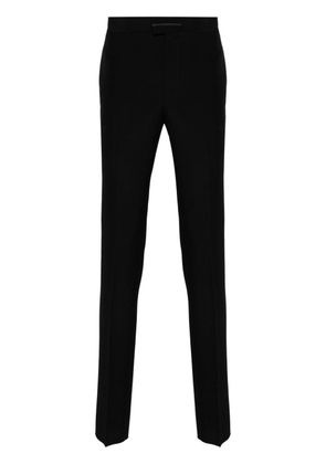 Givenchy logo-plaque straight trousers - Black
