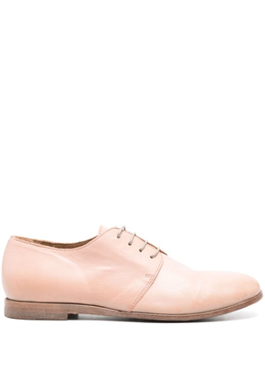 Moma leather lace-up shoes - Pink