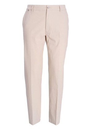 BOSS pressed-crease tailored trousers - Neutrals