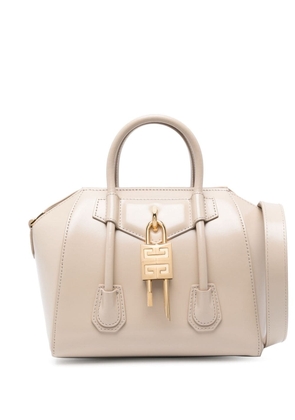 Givenchy mini Antigona Lock tote bag - Neutrals