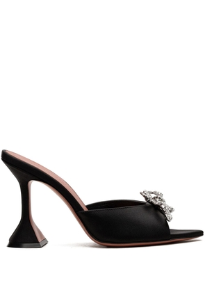 Amina Muaddi Rosie 95mm crystal-embellished sandals - Black