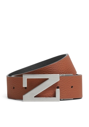 Zegna Leather Reversible Belt