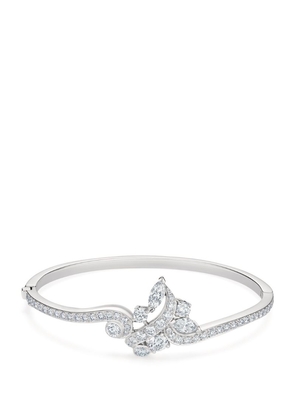 De Beers Jewellers White Gold And Diamond Adonis Rose Bangle