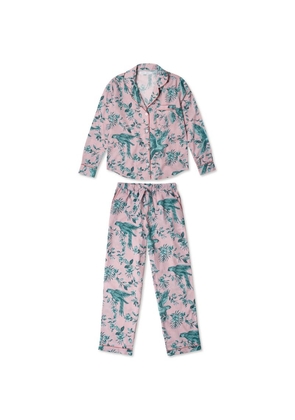 Desmond & Dempsey Bromley Parrot Long-Sleeved Pyjama Set