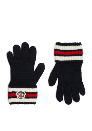 Moncler Enfant Virgin Wool Gloves