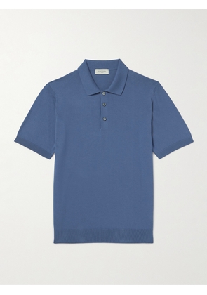 PIACENZA 1733 - Cotton Polo Shirt - Men - Blue - IT 46
