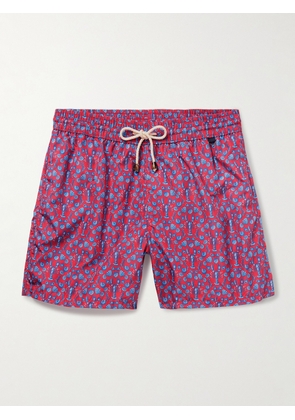 Rubinacci - Straight-Leg Mid-Length Printed Shell Swim Shorts - Men - Purple - IT 46