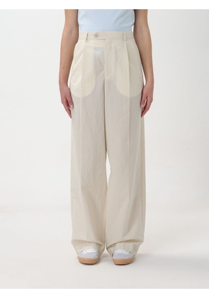 Trousers A.P.C. Woman colour Yellow Cream