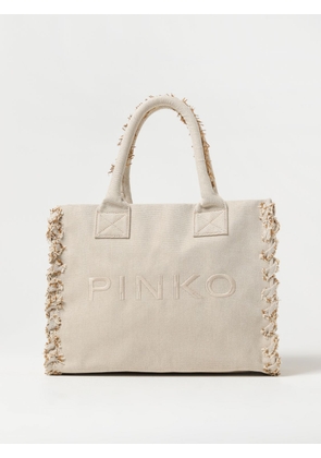 Tote Bags PINKO Woman colour Sand