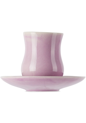 Paula Canovas Del Vas Pink Tea Cup & Saucer Set
