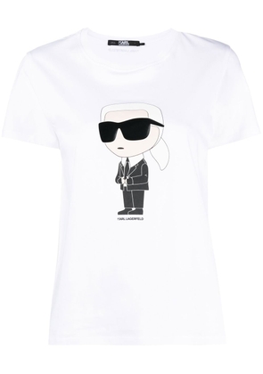 Karl Lagerfeld Ikonik organic-cotton T-shirt - White