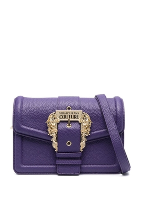 Versace Jeans Couture baroque-buckle satchel bag - Purple