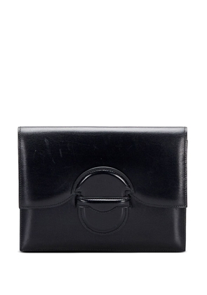 Hermès Pre-Owned 1973 pre-owned leather clutch bag - Black