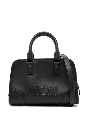 MCM mini Aren logo-embossed bag - Black