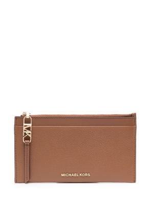 Michael Michael Kors LG leather cardholder - Brown