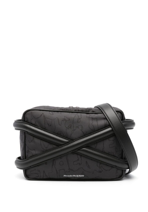 Alexander McQueen The Harness zipped camera bag - Black
