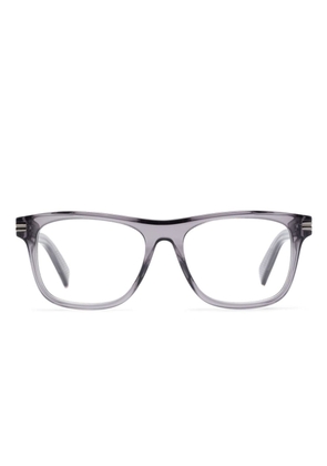 Zegna rectangle-frame translucent glasses - Grey