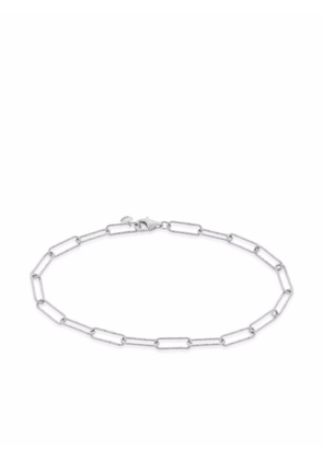 Monica Vinader Alta textured chain bracelet - Silver