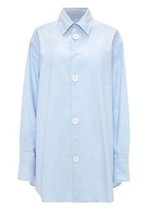 JW Anderson drop-shoulder cotton shirt - Blue